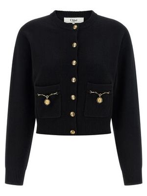Chloe 'Horse Medal' cardigan