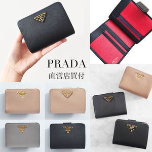 PRADA コンパクトジップウォレット