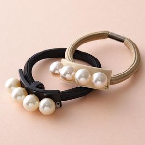 ALEXANDRE DE PARIS ヘアゴム APY-18076-03 パール