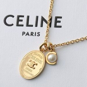 CELINE ネックレス MEDAL NECKLACE メダル B104U6PRB