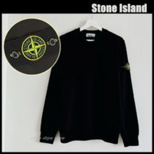 Stone Island ワッペンパッチ スウェットシャツ ブラック