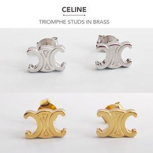 CELINE トリオンフ スタッズ / ゴールドフィニッシュ