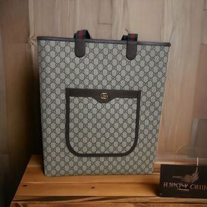 関税込◆GUCCI (グッチ) オフィディア GG ラージ トートバッグ