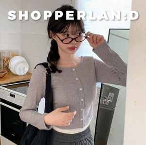 Side Shirring T-shirt Layered Rib Cardigan (3color)