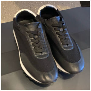 The Row Owenザ ロゥ レザー&メッシュランナースニーカー