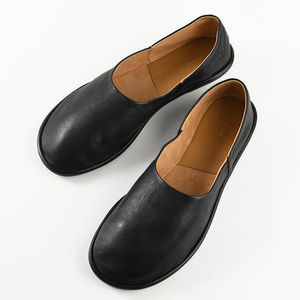 【国内即発】THE ROW Canal Slip On グレインレザー