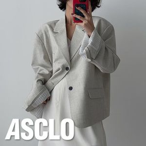 ASCLO Semi Crop Blazer (2color)
