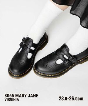 Dr.Martens 8065 VIRGINIA LEATHER MARY JANE ローファー