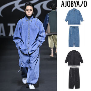 【AJO AJOBYAJO】24FW★ [SET] Batwing Washed Denim SET