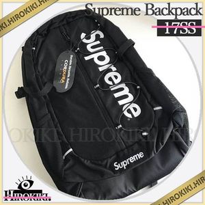 17SS★Supreme Backpack Box Logo バックパック Black 黒