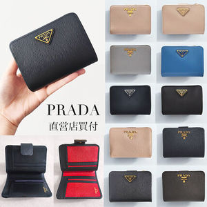 PRADA コンパクトジップウォレット