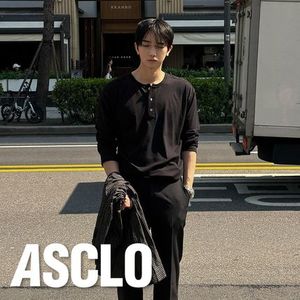 ASCLO Russell Henry Neck Rib T Shirt (3color)