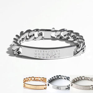 MM6 チェーンブレスレット SM6UY0049 SV0235 ロゴ