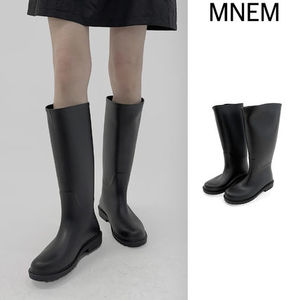 【mnem】1121 Basic Long Rain Boots (2.5 cm)