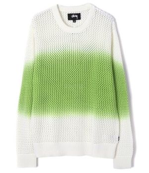 STUSSY|ROUND NECK KNITS (117105 BRIGHT GREEN)