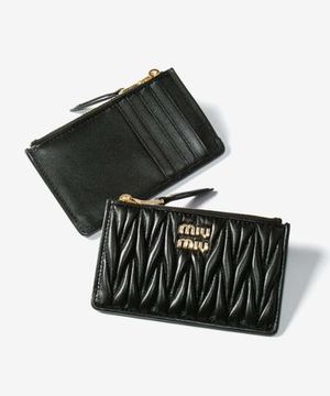 ミュウミュウ MIU MIU MATELASSE ポーチウォレット 5MB06M 2FPP