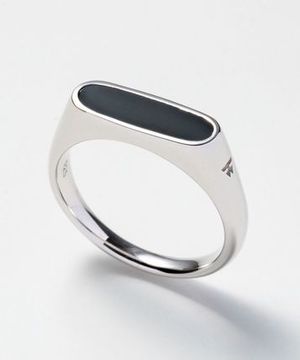 TOM WOOD R75SBBOM01S925 リング Mario Ring Onyx