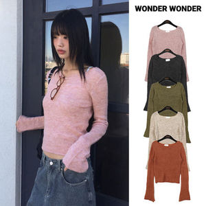 【WONDER WONDER】[Mohair Wool] Jining Slim Fitl Inner L/S KT