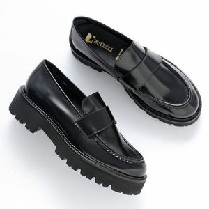 PASCUCCI ローファー 5020 チャンキーヒール 厚底