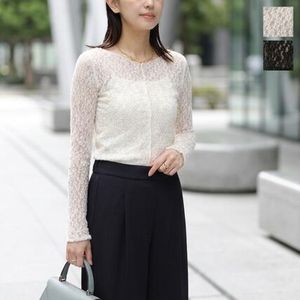 cafune カットソー 615930 レース プルオーバー