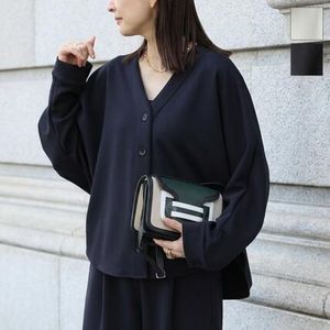 cafune カーディガン 615918 ダブルニット