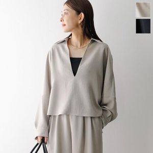 cafune ブラウス 535961 スキッパー ドルマンスリーブ