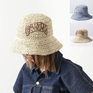 GANNI ハット SUMMER STRAW HAT A5752 A5823