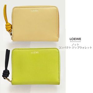 LOEWE ノット コンパクト ジップウォレット
