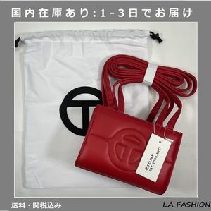 Telfar テルファースモール パフ ショッピングバッグ レッド