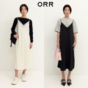 ORR Lace Combination Dress★25SS★