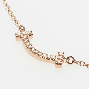 TIFFANY ネックレス Tスマイル ミニ 62617780