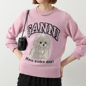 GANNI セーター Pink Poodle Jumper K2499 ニット