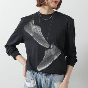 MM6 × SALOMON Tシャツ S52GC0346 M20101 スニーカープリント