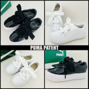 PUMA SUEDE MAYU HEART PATENT プーマ 厚底 パテント スニーカー