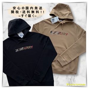 【国内発送】BURBERRY バーバリー ロゴプリント パーカー
