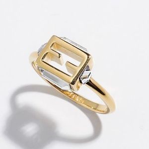 FENDI リング BAGUETTE 8AH813 W2Y FFロゴ