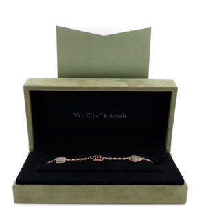 ヴァンクリ ラッキースプリング 5モチーフ ブレス 18K RG