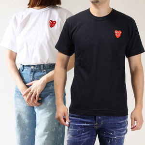 COMME des GARCONS コムデギャルソン Tシャツ 半袖 ダブルハート
