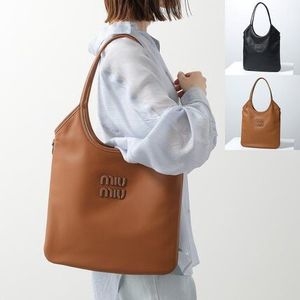MIUMIU トートバッグ 5BG231 2CRW ロゴ