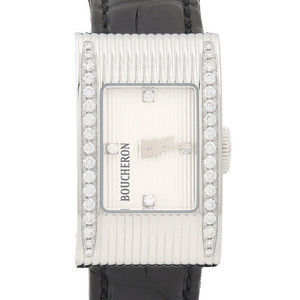 BOUCHERON REFLET DIAMOND STEEL WATCH