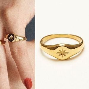 【Shapes Studio】STARBURST HEXAGRAM SIGNETリング