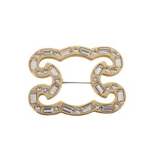 CELINE フレームスパークル 461FQ6SBS.35OR ブローチ ゴールド