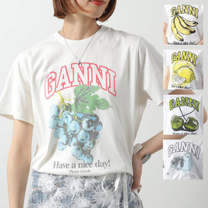 GANNI 半袖 Tシャツ Basic jersey Relaxed T-shirt