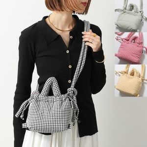 OLEND ショルダーバッグ MICRO ONA SOFT BAG チェック柄