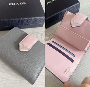 【DHL速達便】PRADA*人気のSAFFIANO折り財布*おしゃれ色の1MV204
