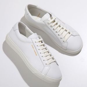 SAINT LAURENT スニーカー 606831 0M500 レザー ロゴ ローカット