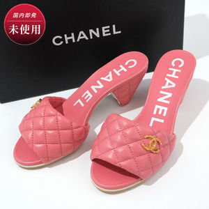 【未使用 展示品】CHANEL マトラッセ ミュール サンダル