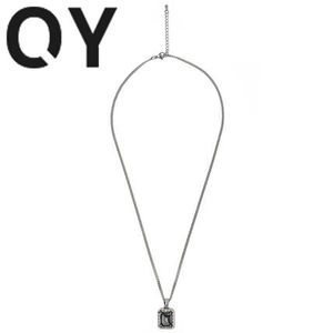 ★OY★FRAMED CUBIC NECKLACE★正規品/韓国直送料込/人気