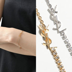 SAINT LAURENT ブレスレット 712345 Y1526 カサンドラロゴ