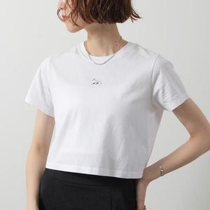 MAISON KITSUNE Tシャツ OW00104 KJ0008 半袖 クロップド丈